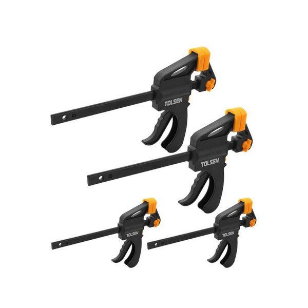 Tolsen One-Handed Quick Clamp Set (2 x 100mm & 2 x 150mm)