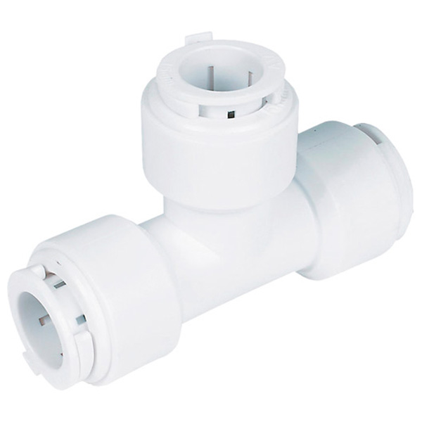 Push-Fit Equal Tee Connector 22mm-image-986671