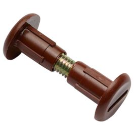 Cabinet Connecting Jointing Screws, White M6 X 34mm To 40mm (10 Pack