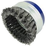 Toolpak Heavy Duty Twist Knot Wire Cup Brush, 100mm, M14