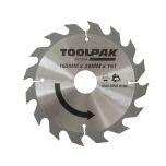 Toolpak Trade Wood Professional TCT Circular Saw Blade, 165mm x 30mm x 16 Teeth
