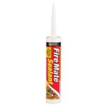 Everbuild Fire Mate White Intumescent Sealant, C3 Cartridge 295ml
