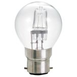 Energy Saving Light Bulbs, Dimmable Golfball/ Globe, 42W BC/B22/B22d/BA22d (5 x Twinpacks)