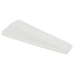 Door Wedge, White Rubber, 135 x 42mm