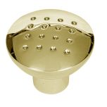 Dimpled Knob, Brassed 28mm