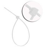Releasable Cable Ties, White 100mm x 3.6mm (10 Pack)