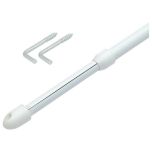 Extendable Round Net Curtain Rod, 40cm to 60cm (Includes 2 x Support Screws)