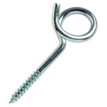 Pigtail Swing Hook, Bright Zinc Plated 117mm Long