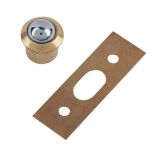 Ball Catches, Solid Brass - 9mm Diameter (5 Pack)