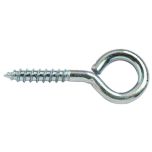 Screw Eyes, BZP Steel 20mm (10 Pack)