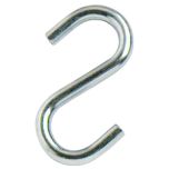 Steel S Hooks, BZP 200mm x 8.0mm (2 Pack)