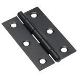 Butt Hinges, Black Antique 75mm (2 Pack)