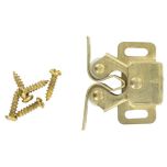 Double Roller Cupboard/ Cabinet Catch, Brassed