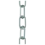 Welded Link Chain, BZP Steel 5mm x 35mm x 2 Metres