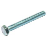 Hex Head Full Thread Bolts, 4.6 Grade BZP Steel, M6 x 70mm (25 Pack)