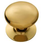 Victorian Style Door Knob, Solid Brass 19mm