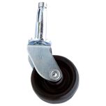 Single Wheel Castors with Socket Fixing 40mm, Load Bearing 100Kg (4 Pack)