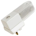 Automatic Dusk to Dawn Plug-In Night Light with Spare Bulb, 105 x 50 x 40mm
