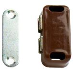Magnetic Catches, Medium Brown (10 Pack)