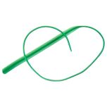 Plant Twist Ties, Green Plastic with Wire Core 100mm (100 Pack)