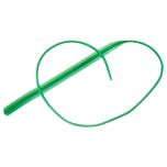Plant Twist Ties, Green Plastic with Wire Core 100mm (100 Pack)