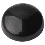 Plastidome Screw Covers, 15mm Diameter x 5mm Deep, Black (100 Pack)