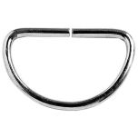 Curtain/ Webbing D Rings, Nickel Plated 32mm (10 Pack)