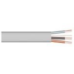 6243Y Grey 1.5mm² Flat 3-Core & Earth Cable 10 Metre Coil