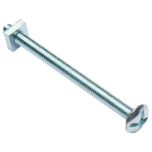 Roofing Bolts with Nuts, BZP M6 x 50mm (25 Pack)