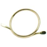 Split Curtain Rings, Brassed Metal (Internal Diameter 18mm) (25 Pack)