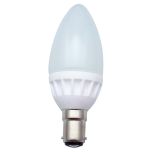 C35 LED Candle Bulb, 4.5W SBC/B15/B15d/Ba15d, Frosted Warm White