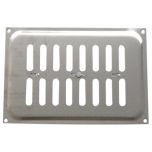Adjustable Vent Cover, Stainless Steel Surface Mounting, Overall Dimensions: 9.5" x 6.5"
