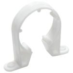 Waste Compression Fittings, Pipe Clips 40mm (5 Pack)