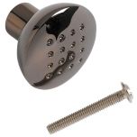 Dimpled Knob, Black Nickel 32mm