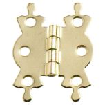 Butterfly Hinges with Screws, Brassed 50mm (2 Pack)