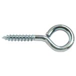 Screw Eyes, BZP Steel 75mm (10 Pack)