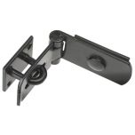 Swivel Hasp & Staple, Black Japanned 250mm