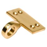 Sash Eyes/ Pole Hook Pull, Solid Brass 13mm