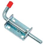 Spring Loaded Bolt for Trailer/ Horsebox, Zinc Plated 143mm
