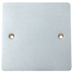 Electrical Blanking Plate, Single 1-Gang Stainless Steel