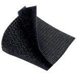 Self Adhesive Velcro-style Hook & Loop Fastenings, Black 20mm x 20mm (20 Pack)
