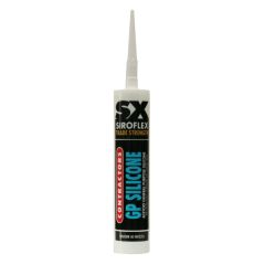 Contractors GP Silicone Sealant 300ml Clear - Limited stocks, use by date expired but perfectly usable