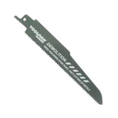 Toolpak Demolition Metal Reciprocating Saw Blades, 150mm 9 TPI (3 Pack)