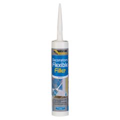 Everbuild Flexible Decorators Filler & Sealant, C3 Cartridge 290ml - Limited stocks, use by date expired but perfectly usable