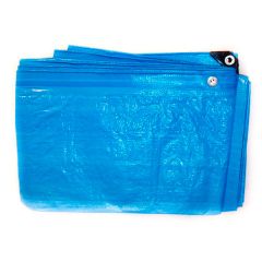 Tarpaulin, Blue 3.65 x 5.4 Metre (12' x 17.7')