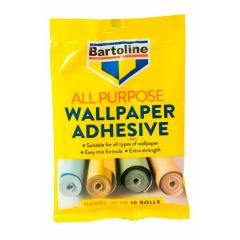 Bartoline Wallpaper Adhesive, Flake Type (10 Roll Pack)
