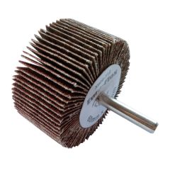 Toolpak Flap Wheel with 6mm Shank, Aluminium Oxide Coated, 60 x 30mm 60 Grit