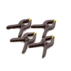 Rolson Tools Spring Clamps, 90mm Long with Swivel Jaws (4 Pack)