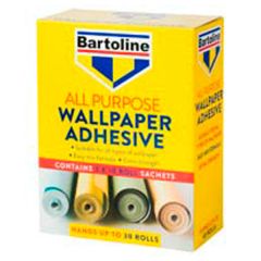 Bartoline Wallpaper Adhesive, Flake Type (30 Roll Pack)