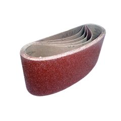 Toolpak Cloth Sanding Belts, 120 Grit 75mm x 457mm Long (5 Pack)